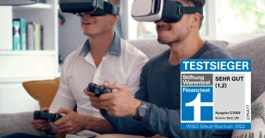 Geld VR-Brille Title